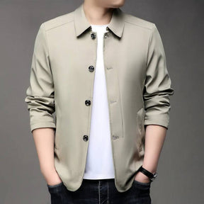 Jaqueta Masculina Estilo Blazer Valenteo Dalmont Bege