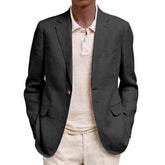 Jaqueta Masculina Estilo Blazer Valenteo Vernacci Preto