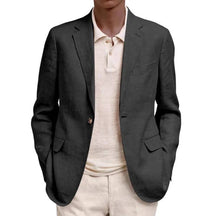 Jaqueta Masculina Estilo Blazer Valenteo Vernacci Preto