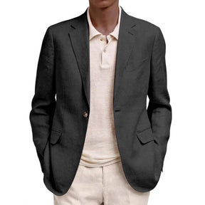 Jaqueta Masculina Estilo Blazer Valenteo Vernacci Preto