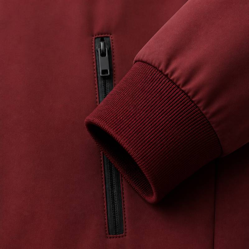 Detalhe da Manga da Jaqueta Masculina Valenteo