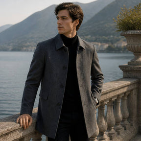 Sobretudo Masculino Longo