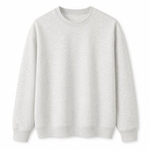 Moletom masculino com gola redonda e acabamento clean