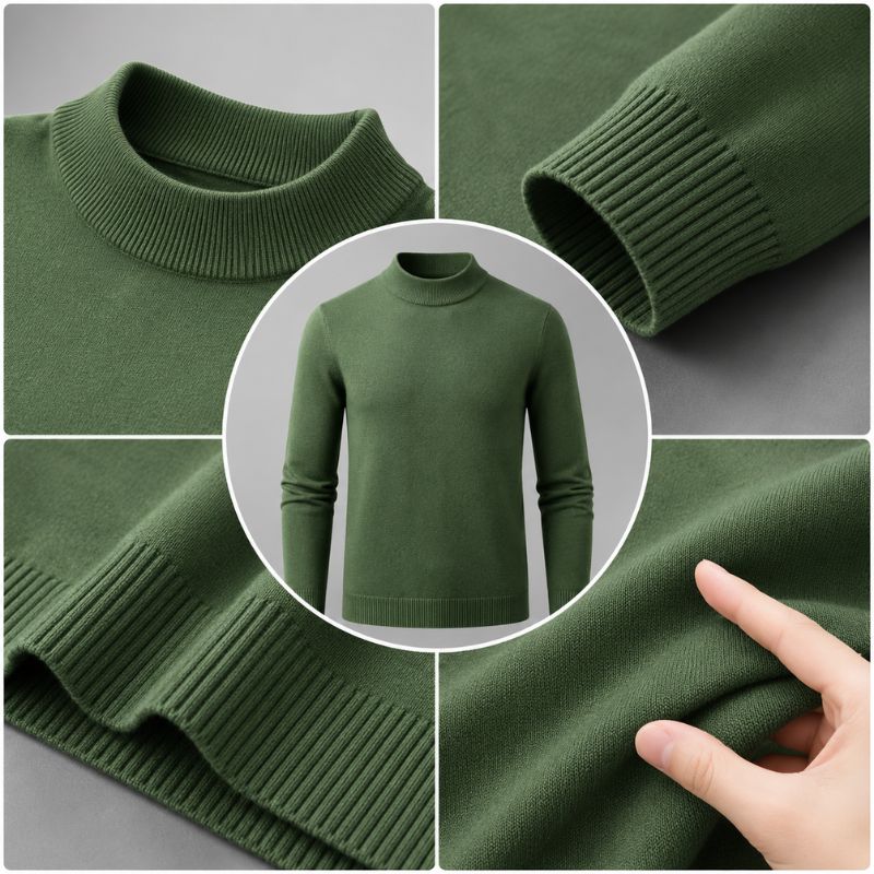 Detalhes do Moletom Masculino Verde
