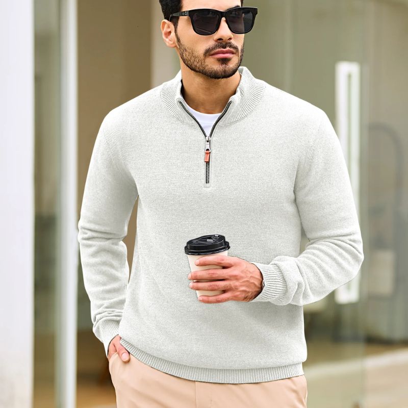 Moletom Masculino Valenteo Varnier Off White