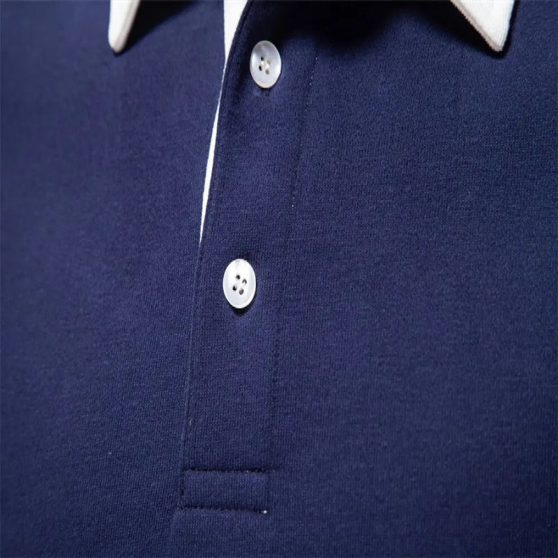 Detalhes do Botão do Moletom Masculino Inverno
