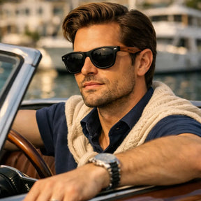 Óculos de Sol Valenteo Wood Preto