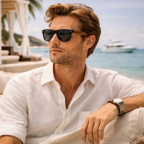 Óculos de Sol Valenteo Wood Preto