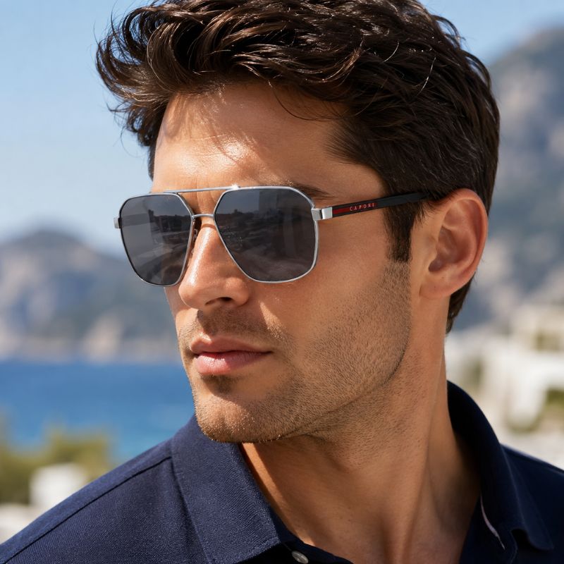 Óculos de Sol Masculino Polarizado Valenteo Velaro Esportivo