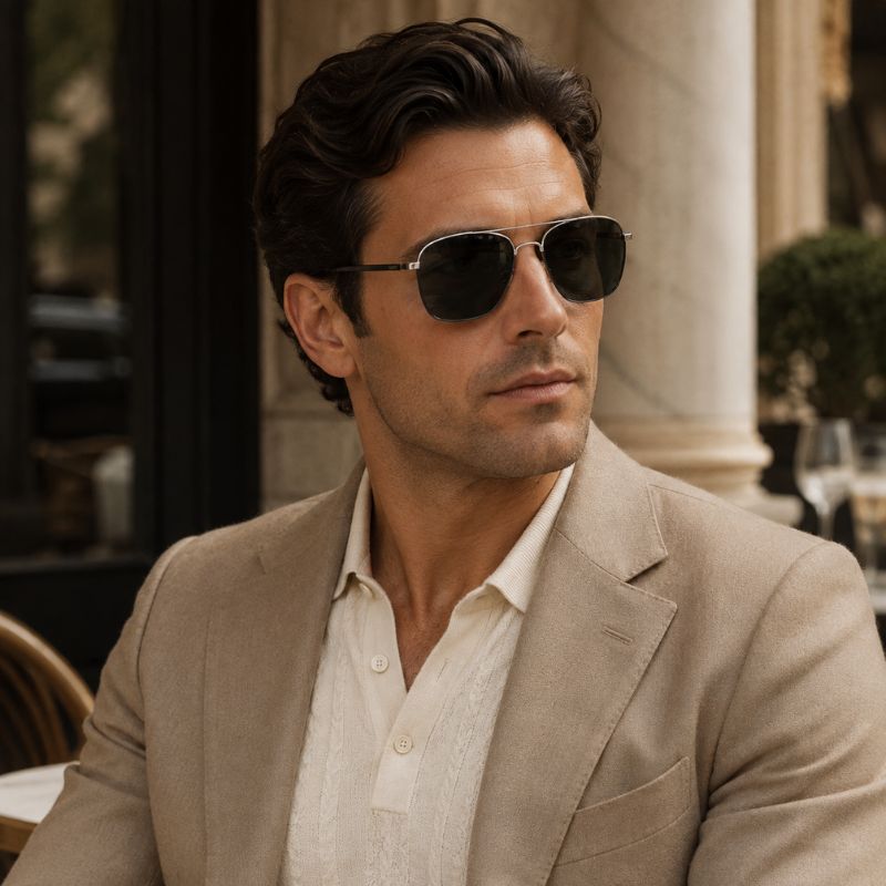 Óculos de Sol Masculino Valenteo Ravero Lente Escura