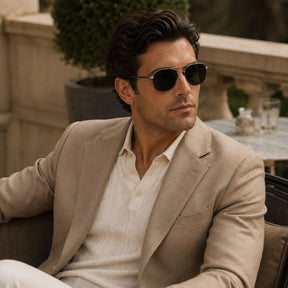Óculos de Sol Elegante Masculino Valenteo Ravero