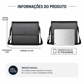 Pasta Executiva Marrom Masculina