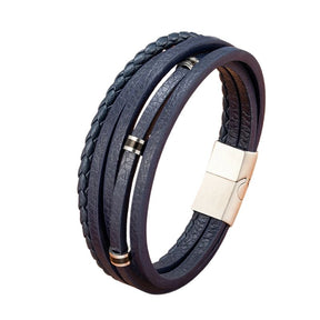 Pulseira Masculina de Couro Valenteo Lucero