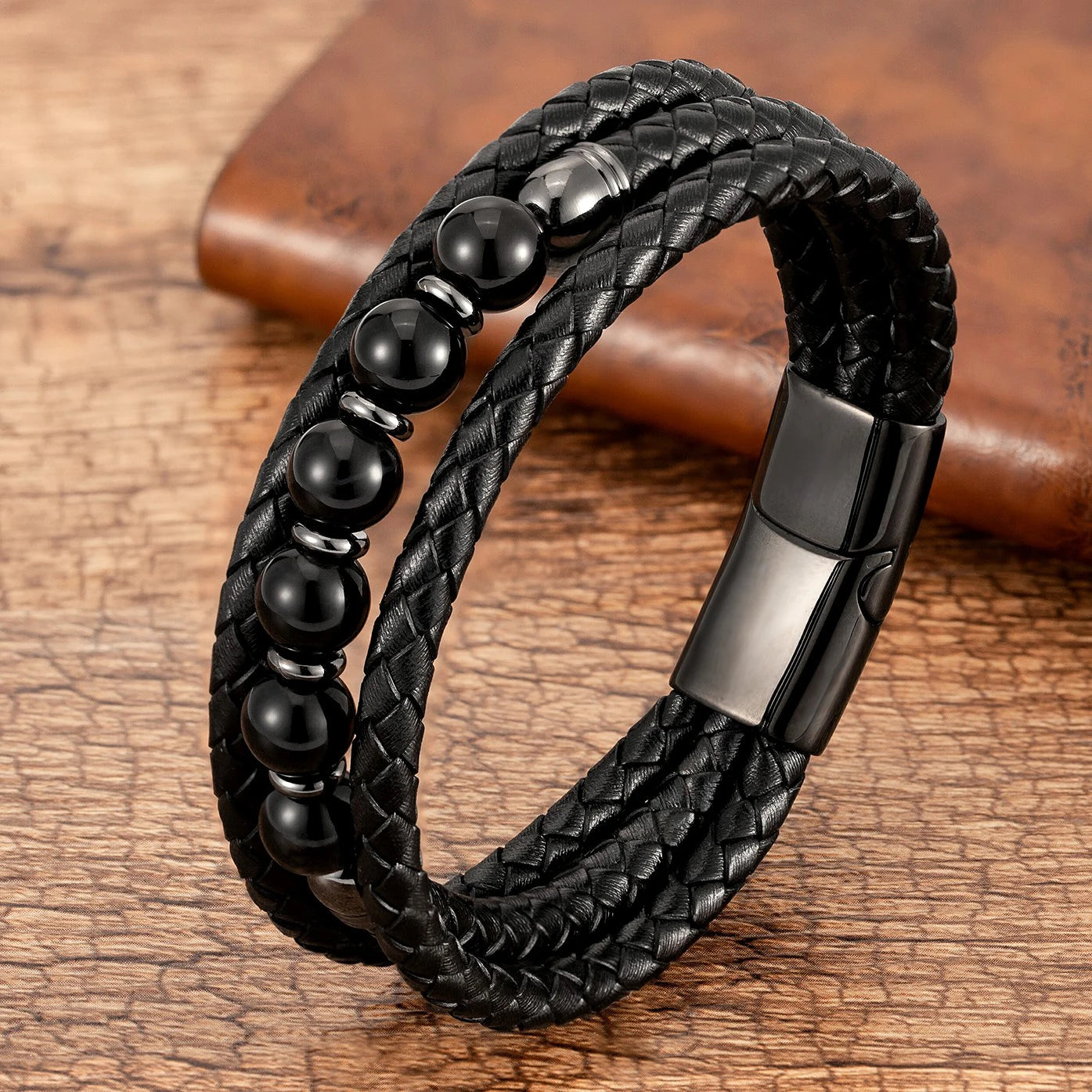 Pulseira Masculina fecho magnetico