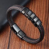 Pulseira Masculina em Couro