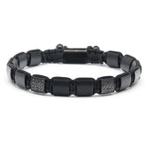 Pulseira Masculina Valenteo Stone Obsidian