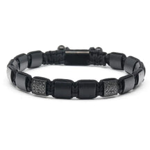 Pulseira Masculina Valenteo Stone Obsidian