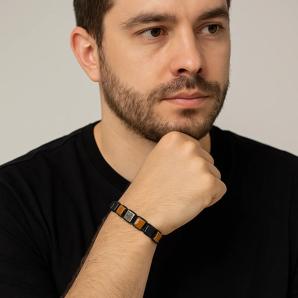 Pulseira Masculina Valenteo Tiger