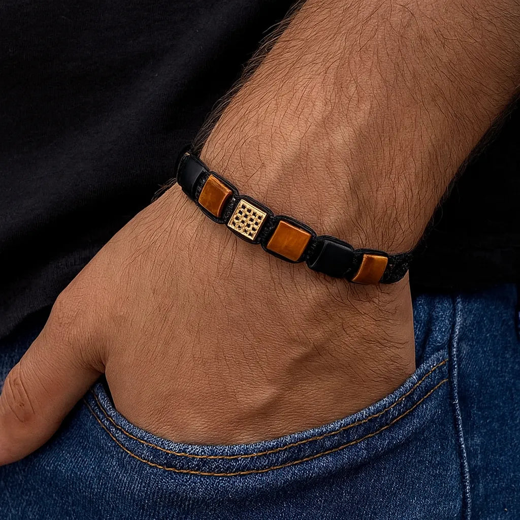 Pulseira Masculina Valenteo Tiger