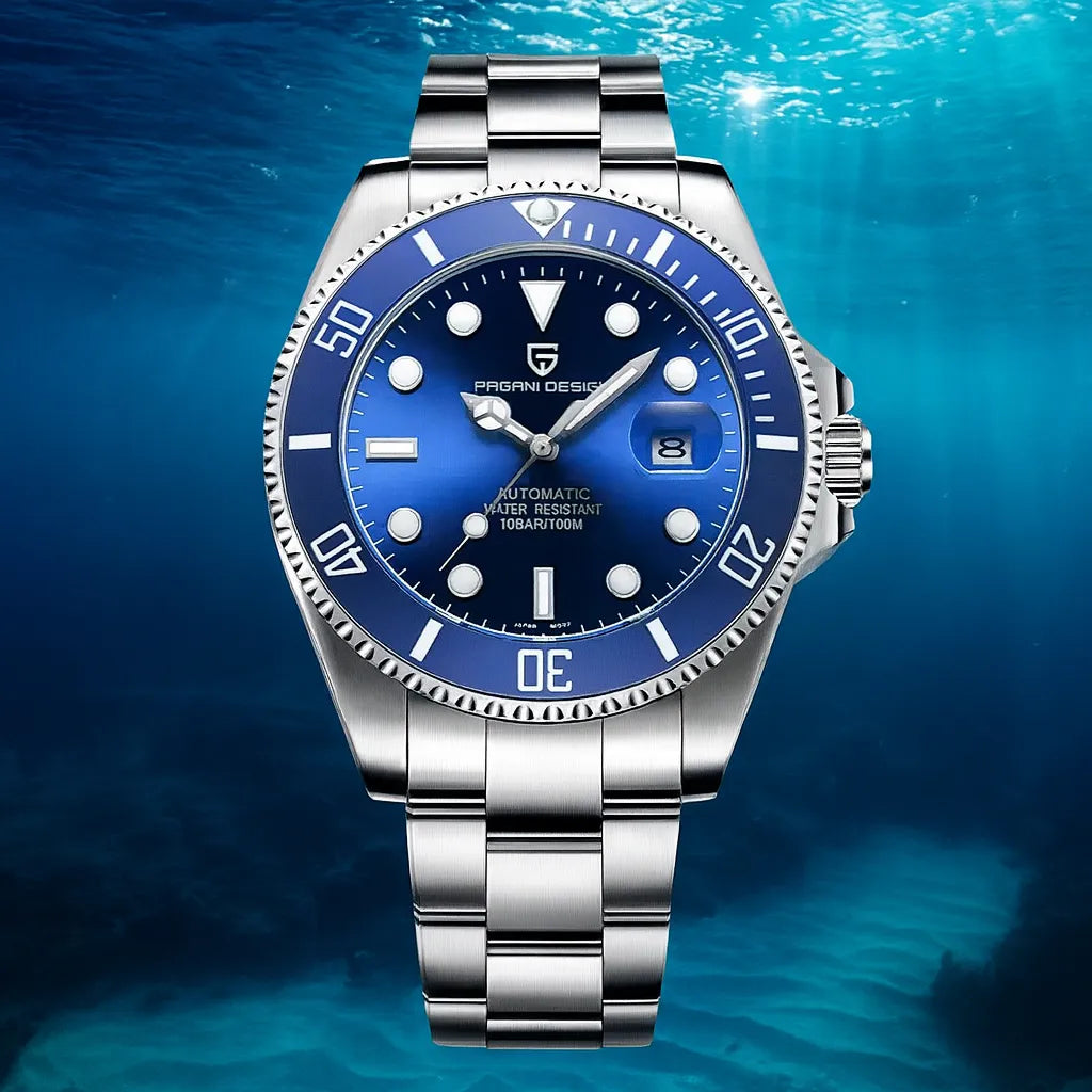 Relógio Automático Azul Sub Date