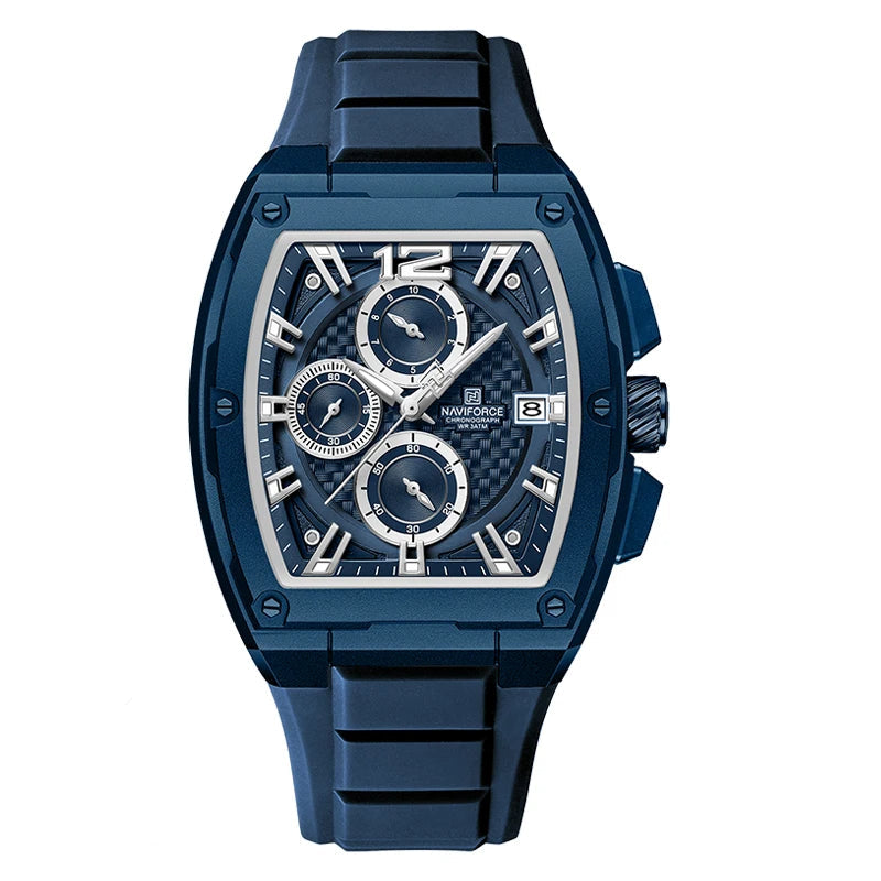 Relógio Masculino Cronógrafo Azul Force Air