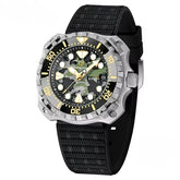 Relógio Masculino Militar Prata Verde Delta Raider