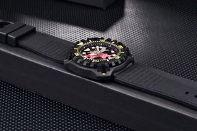 Relógio Masculino Militar Preto Rosa Delta Raider