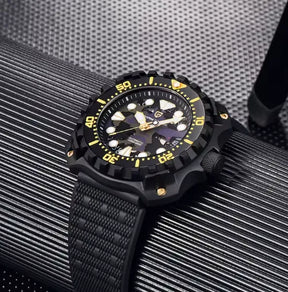 Relógio Masculino Militar Preto Roxo Delta Raider