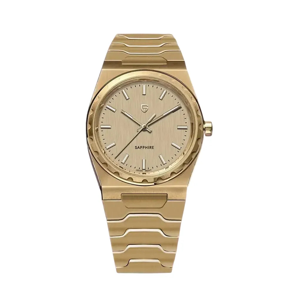 Relógio Quartzo Ultra Slim VLX Dourado