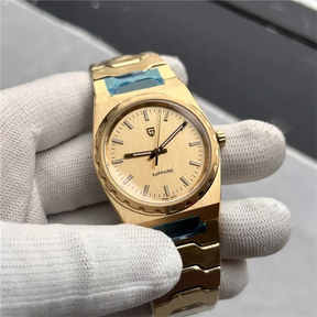 Relógio Quartzo Ultra Slim VLX Dourado