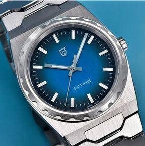 Relógio Quartzo Ultra Slim VLX Prata azul
