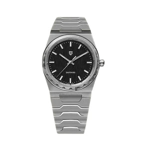 Relógio Quartzo Ultra Slim VLX Prata preto