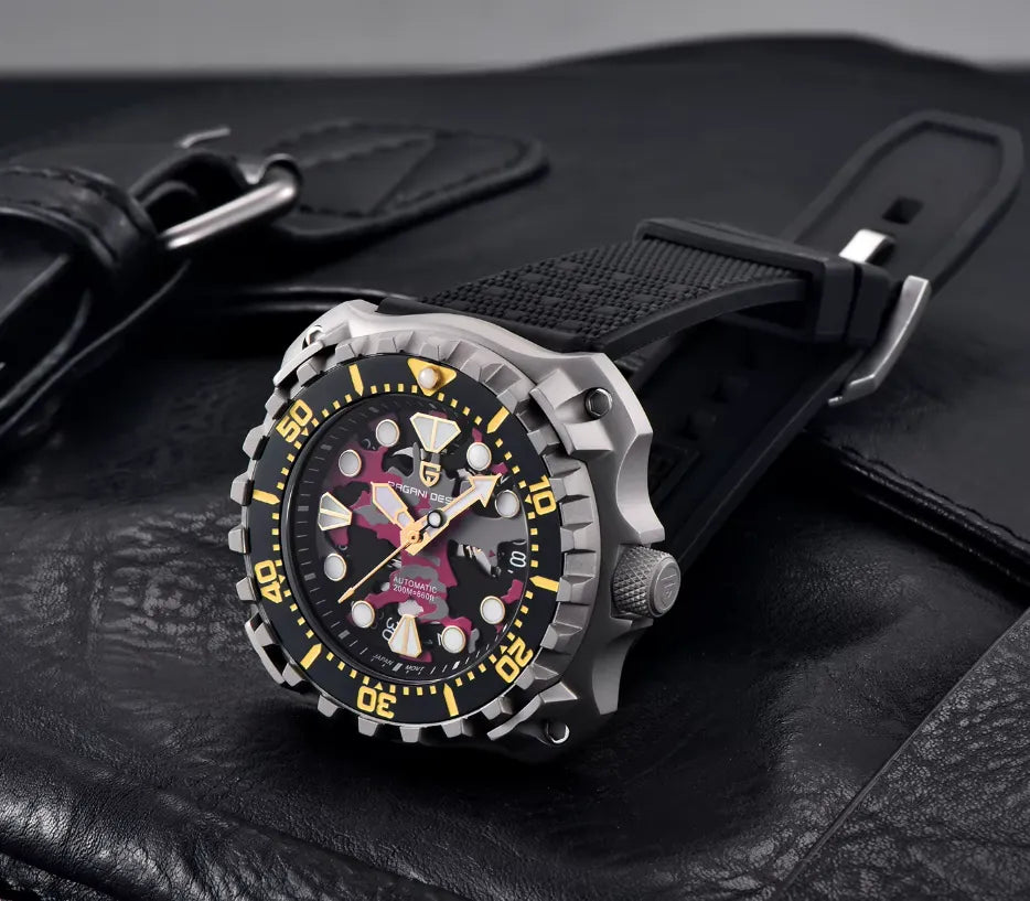 Relógio Masculino Militar Prata Rosa Delta Raider