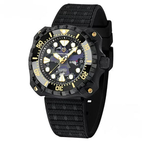 Relógio Masculino Militar Preto Roxo Delta Raider