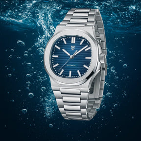 Relógio Automático Azul Nautic