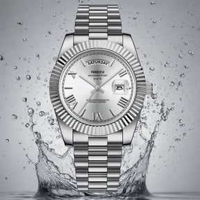 Relógio masculino Quartzo Prata President Date