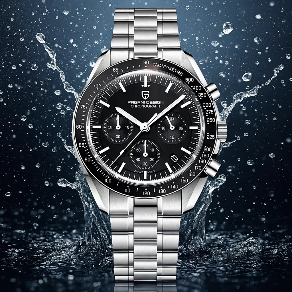 Relógio Masculino Automático Preto Sky Moon