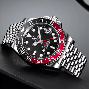 Relógio Masculino Automático GMT Date