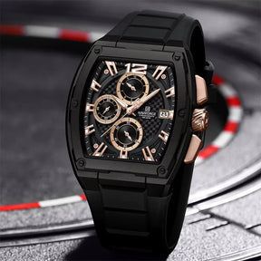 Relógio Cronógrafo Preto Dourado Force Air