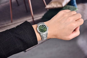 Relógio Masculino Automático Verde Nautic