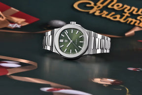 Relógio Masculino Automático Verde Nautic