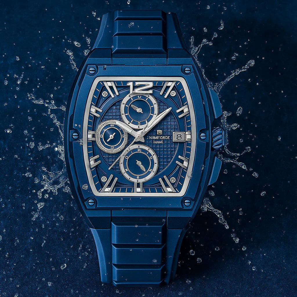 Relógio Masculino Cronógrafo Azul Force Air