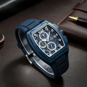 Relógio Masculino Cronógrafo Azul Force Air