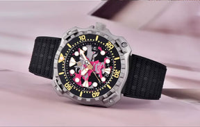 Relógio Masculino Militar Prata Rosa Delta Raider