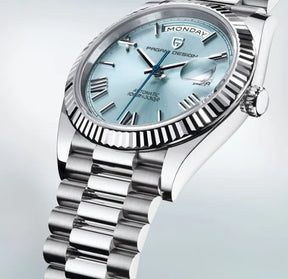 Relógio Valenteo President Date Azul Turquesa