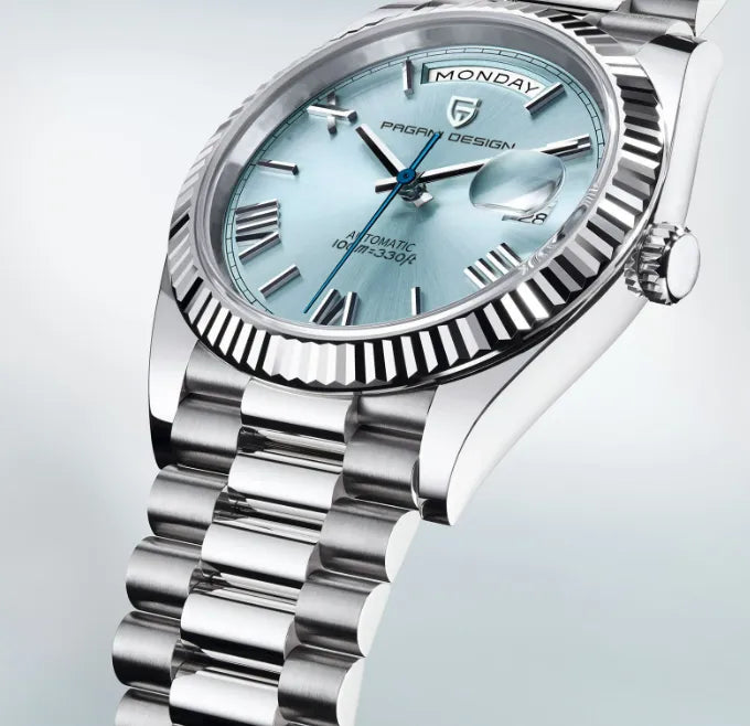 Relógio Valenteo President Date Azul Turquesa