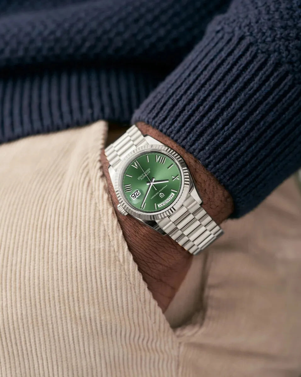 Relogio Valenteo President Date verde
