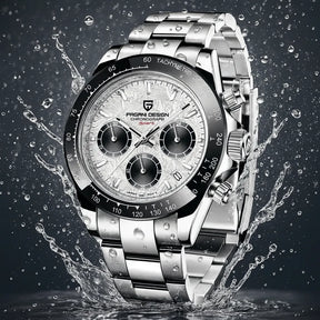 Relógio Cronógrafo Prata Sport Crono