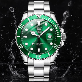 Relógio Masculino Quartzo Verde Sub Date