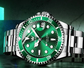 Relógio Masculino Quartzo Verde Sub Date